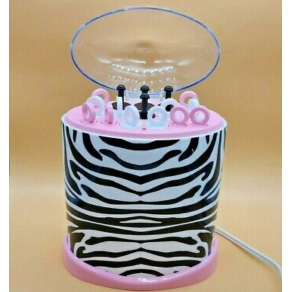 Conair Glitter Jelly Rollers Curlers Zebra